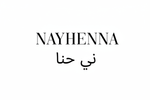 Logo NAYHENNA écriture noire fond blanc